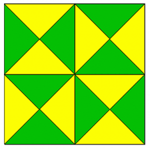 Bu görselde toplam kaç tane üçgen vardır?