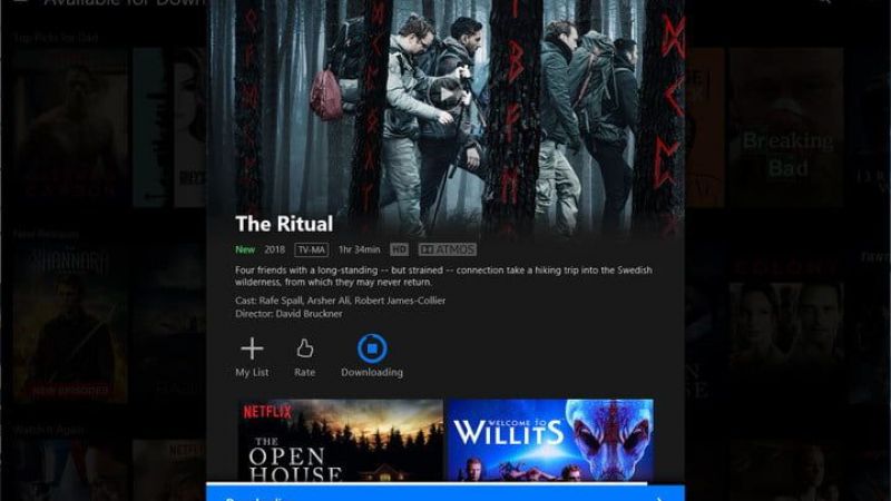 Netflix'ten Çevrimdışı Görüntüleme İçin Filmler Nasıl İndirilir
